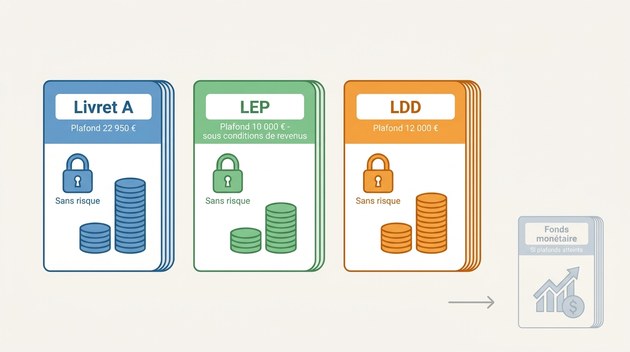 Livret A, LEP, LDD : quel produit d'épargne sécurisée choisir ?