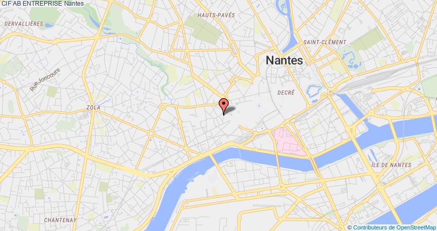 plan AB ENTREPRISE CIF Nantes