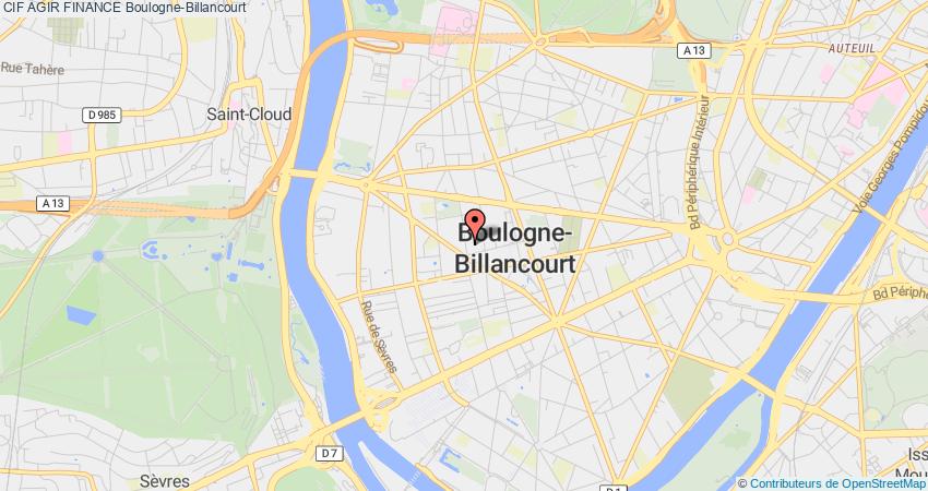 plan AGIR FINANCE CIF Boulogne-Billancourt