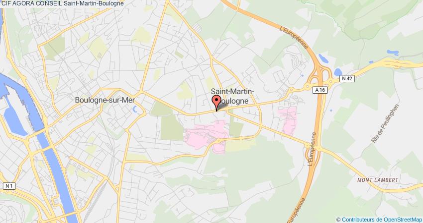 plan AGORA CONSEIL CIF Saint-Martin-Boulogne