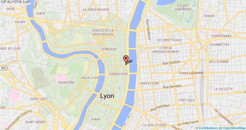 plan ALYOTIS CIF Lyon