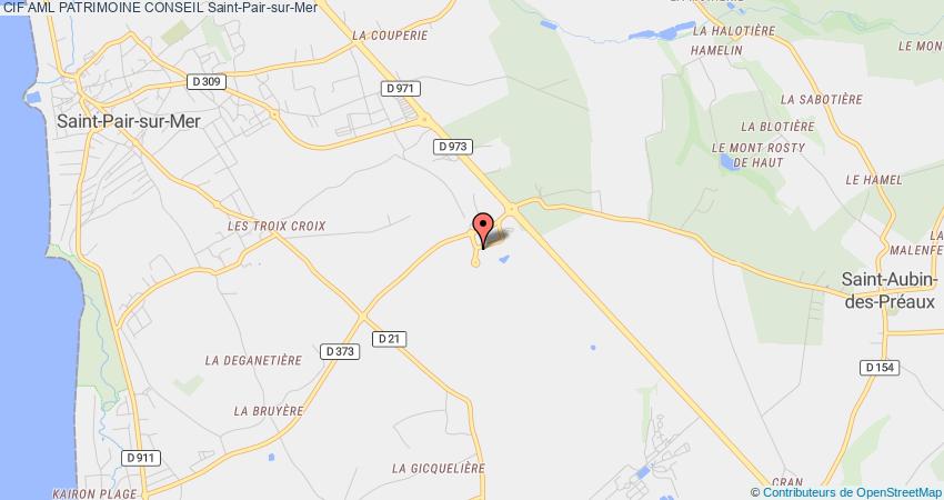 plan AML PATRIMOINE CONSEIL CIF Saint-Pair-sur-Mer