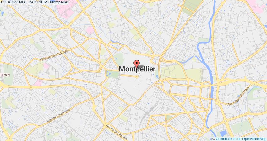 plan ARMONIAL PARTNERS CIF Montpellier