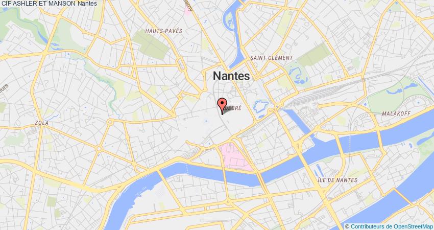 plan ASHLER ET MANSON CIF Nantes