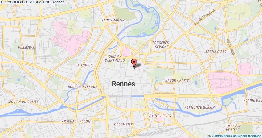 plan ASSOCIES PATRIMOINE CIF Rennes