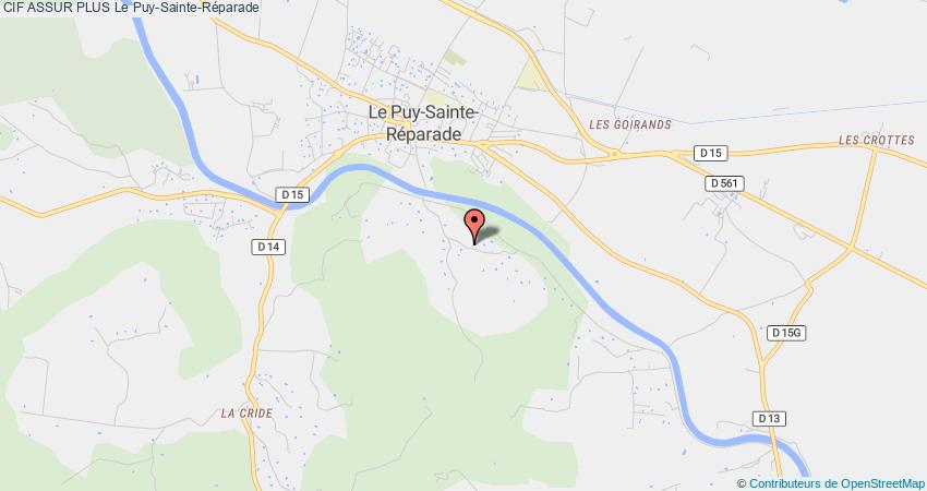 plan ASSUR PLUS CIF Le Puy-Sainte-Réparade