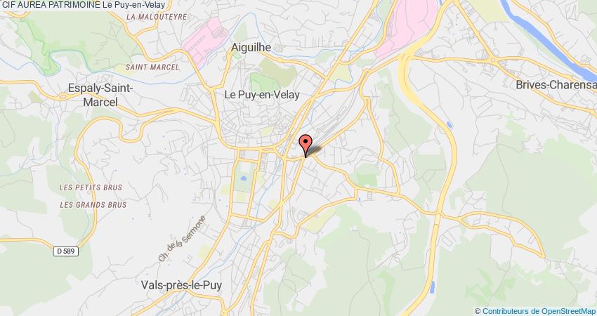 plan AUREA PATRIMOINE CIF Le Puy-en-Velay