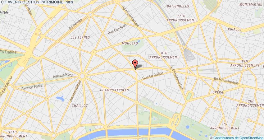 plan AVENIR GESTION PATRIMOINE CIF Paris