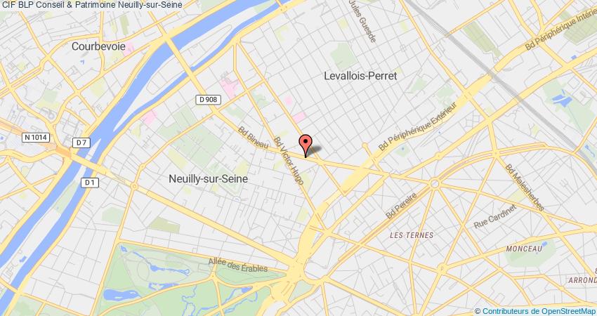 plan BLP Conseil & Patrimoine CIF Neuilly-sur-Seine