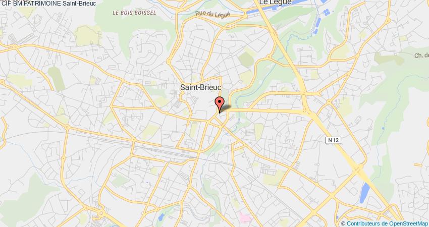 plan BM PATRIMOINE CIF Saint-Brieuc