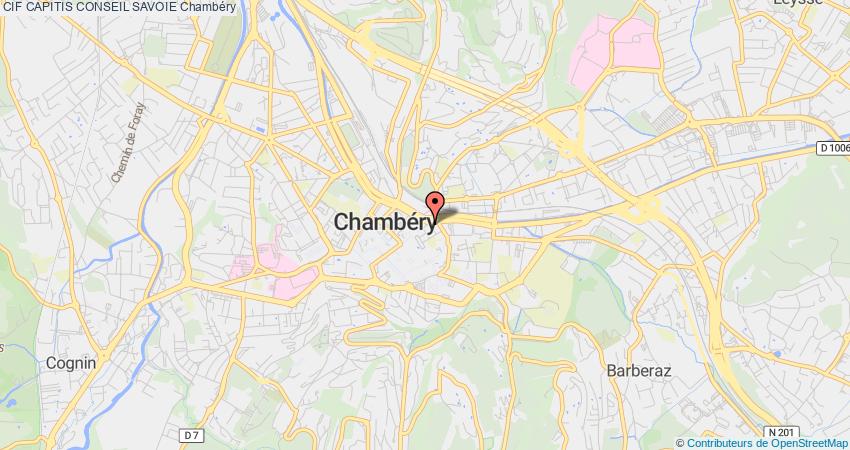 plan CAPITIS CONSEIL SAVOIE CIF Chambéry