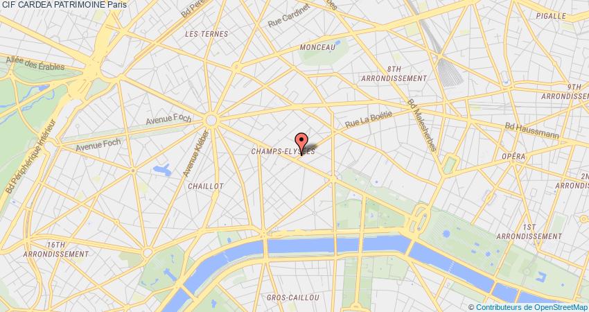 plan CARDEA PATRIMOINE CIF Paris