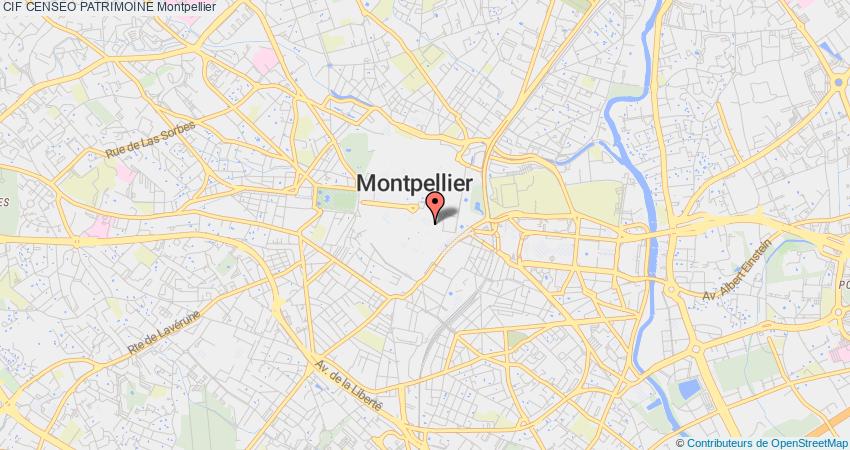 plan CENSEO PATRIMOINE CIF Montpellier