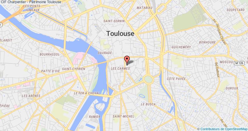 plan Charpentier - Patrimoine CIF Toulouse