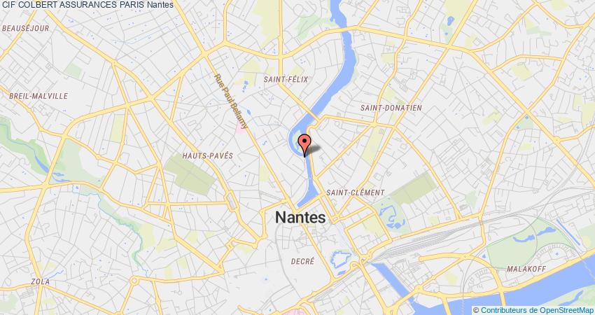 plan COLBERT ASSURANCES PARIS CIF Nantes