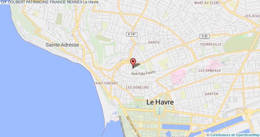 plan COLBERT PATRIMOINE FINANCE RENNES CIF Le Havre