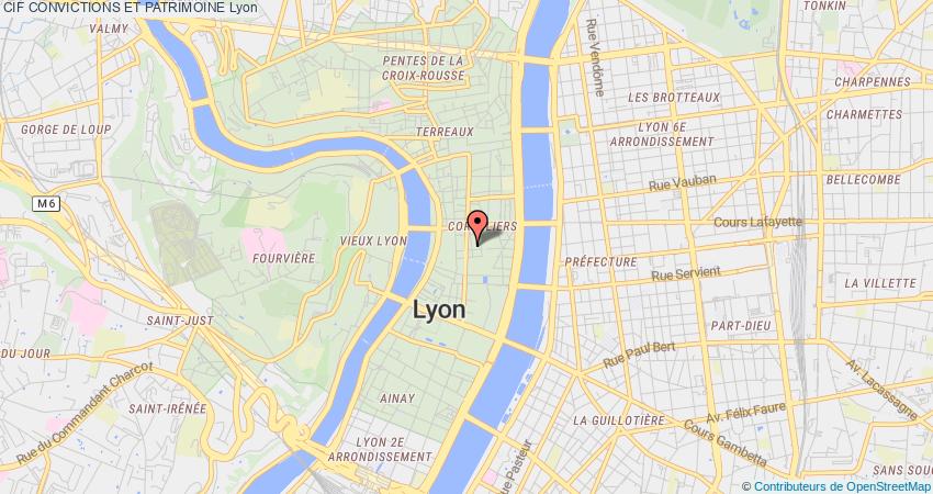 plan CONVICTIONS ET PATRIMOINE CIF Lyon