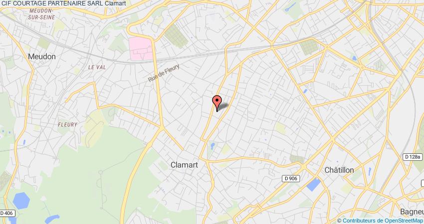 plan COURTAGE PARTENAIRE SARL CIF Clamart