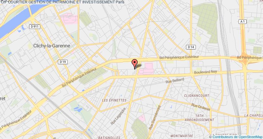 plan COURTIER GESTION DE PATRIMOINE ET INVESTISSEMENT CIF Paris