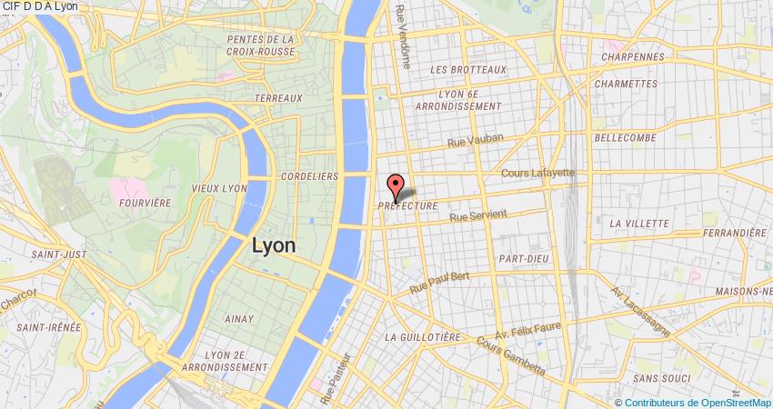 plan D D A CIF Lyon