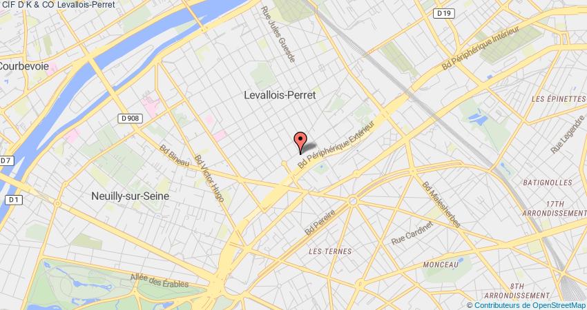 plan D K & CO CIF Levallois-Perret