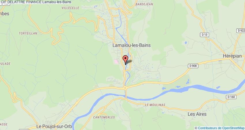 plan DELATTRE FINANCE CIF Lamalou-les-Bains