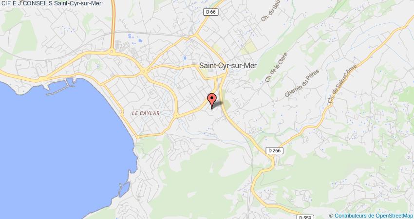 plan E J CONSEILS CIF Saint-Cyr-sur-Mer