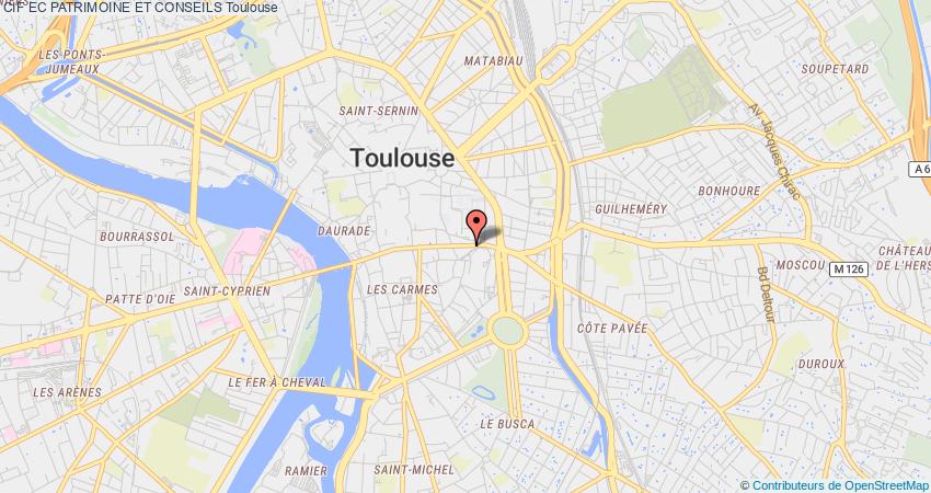 plan EC PATRIMOINE ET CONSEILS CIF Toulouse
