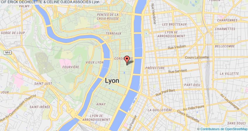 plan ERICK DECHELETTE & CELINE OJEDA ASSOCIES CIF Lyon