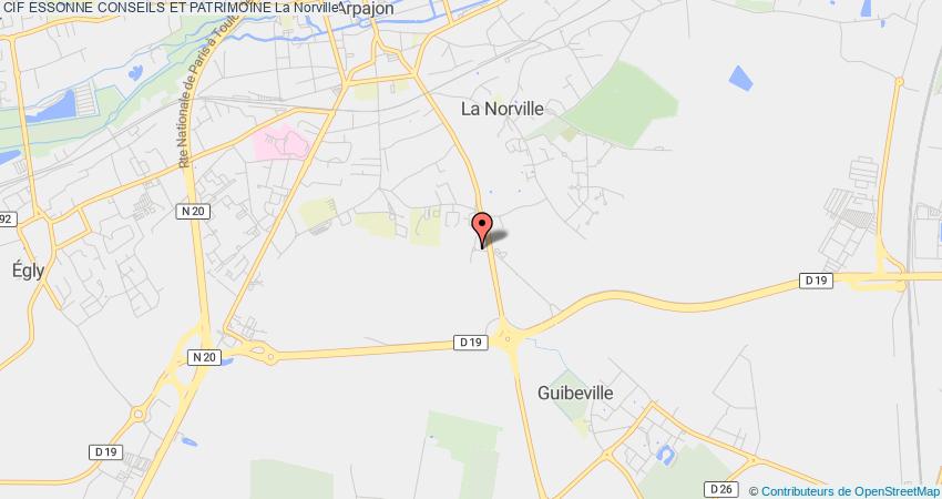 plan ESSONNE CONSEILS ET PATRIMOINE CIF La Norville