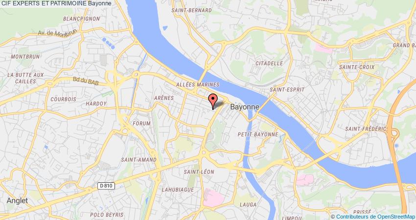 plan EXPERTS ET PATRIMOINE CIF Bayonne