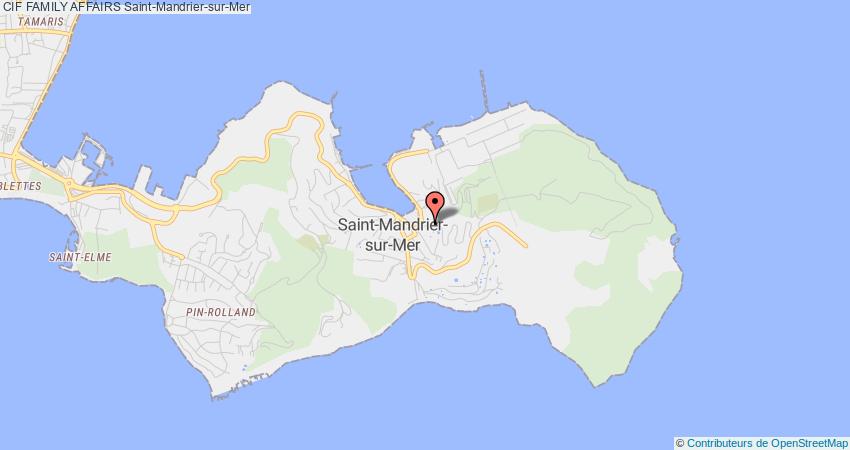 plan FAMILY AFFAIRS CIF Saint-Mandrier-sur-Mer