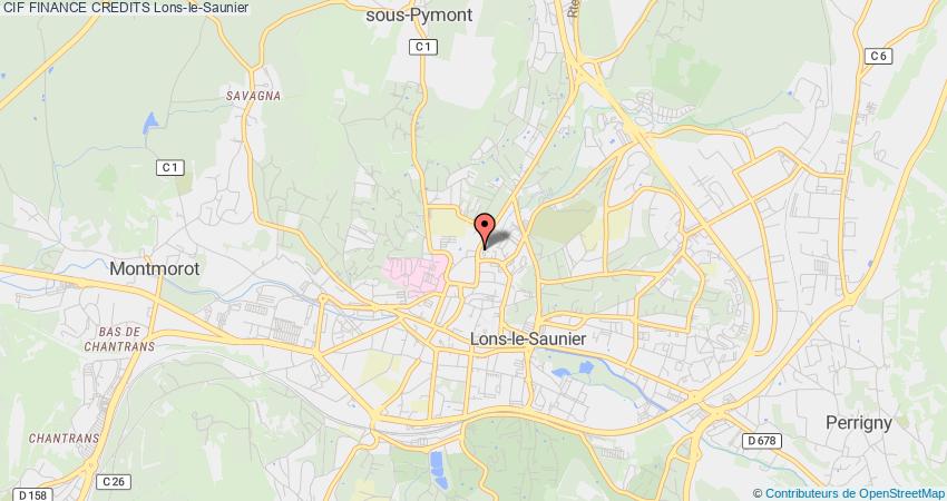 plan FINANCE CREDITS CIF Lons-le-Saunier