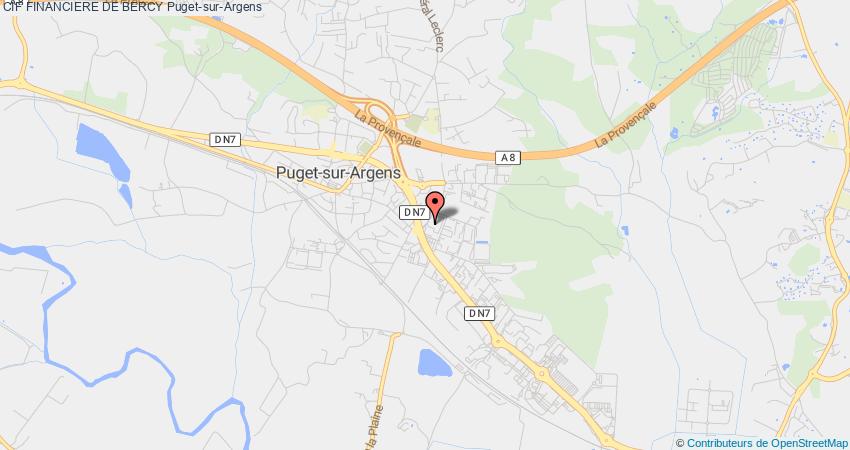 plan FINANCIERE DE BERCY CIF Puget-sur-Argens