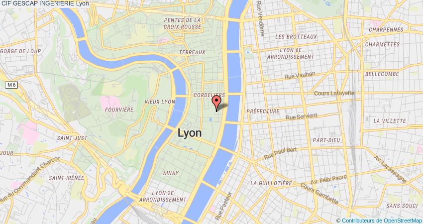 plan GESCAP INGENIERIE CIF Lyon