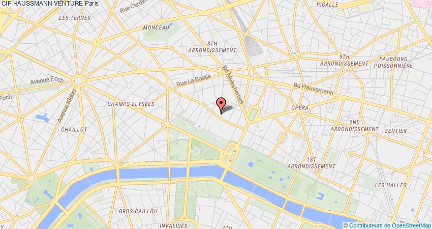 plan HAUSSMANN VENTURE CIF Paris