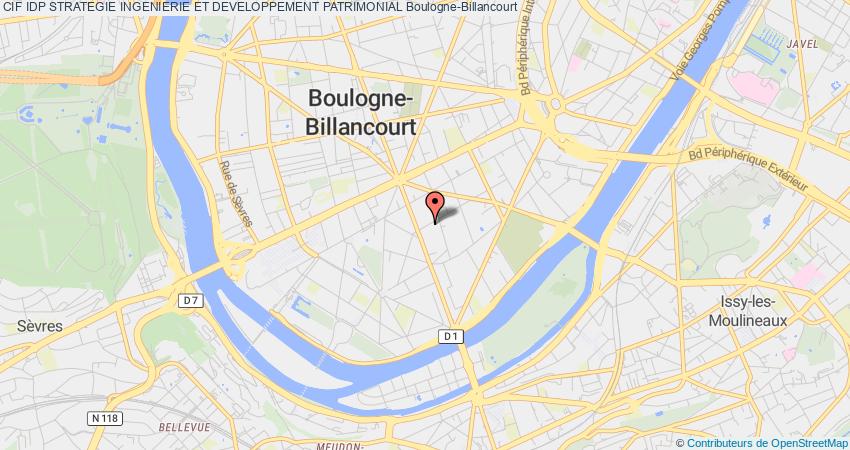 plan IDP STRATEGIE INGENIERIE ET DEVELOPPEMENT PATRIMONIAL CIF Boulogne-Billancourt