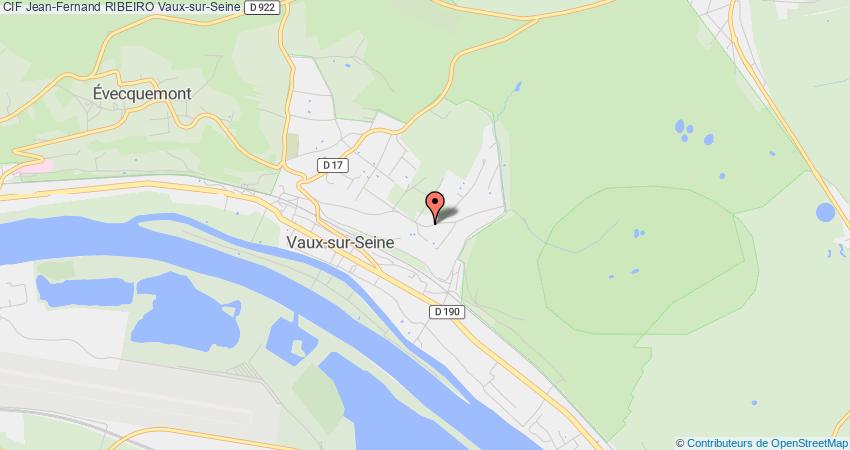 plan Jean-Fernand RIBEIRO CIF Vaux-sur-Seine