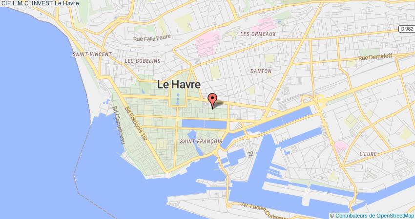 plan L.M.C. INVEST CIF Le Havre