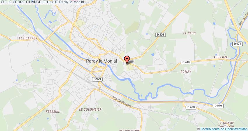 plan LE CEDRE FINANCE ETHIQUE CIF Paray-le-Monial