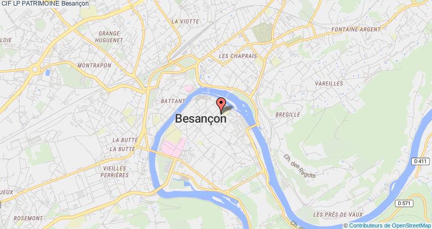 plan LP PATRIMOINE CIF Besançon