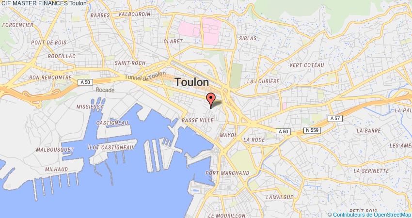 plan MASTER FINANCES CIF Toulon