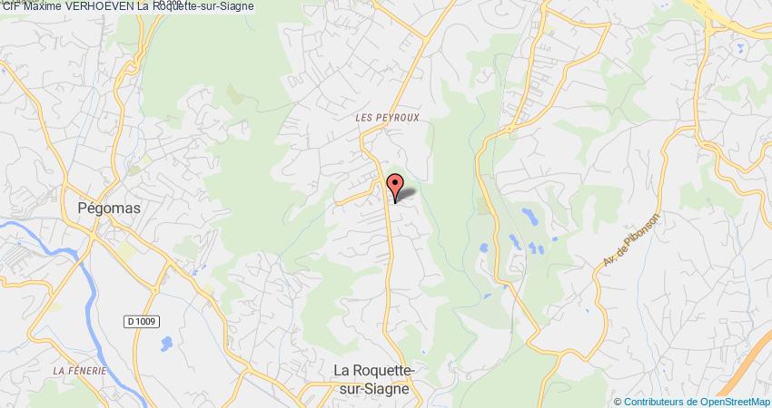 plan Maxime VERHOEVEN CIF La Roquette-sur-Siagne