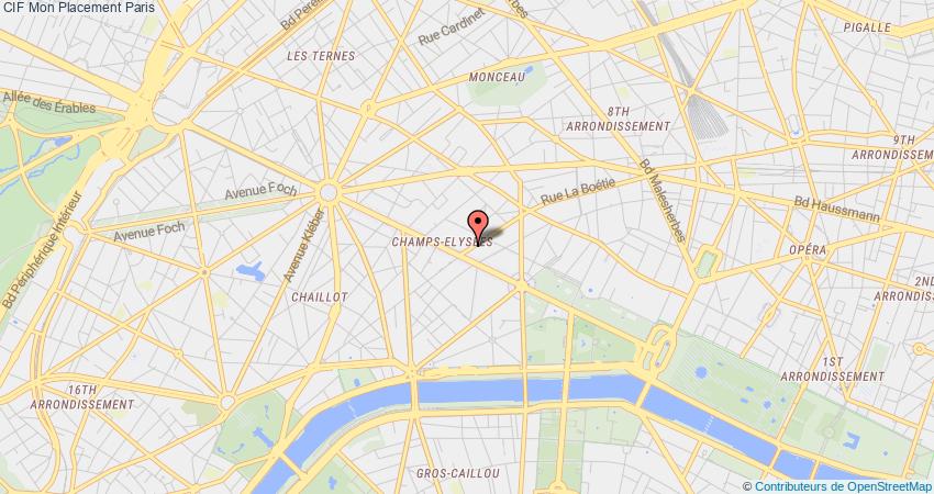 plan Mon Placement CIF Paris