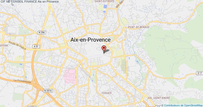 plan NB CONSEIL FINANCE CIF Aix en Provence