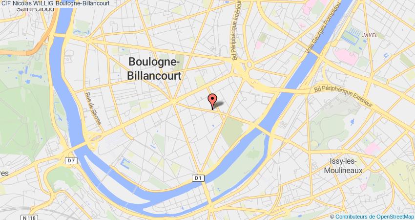 plan Nicolas WILLIG CIF Boulogne-Billancourt