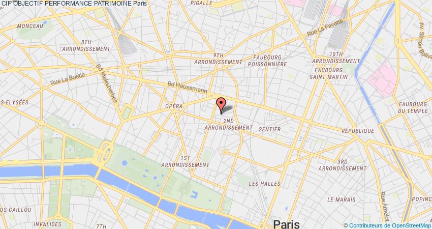 plan OBJECTIF PERFORMANCE PATRIMOINE CIF Paris