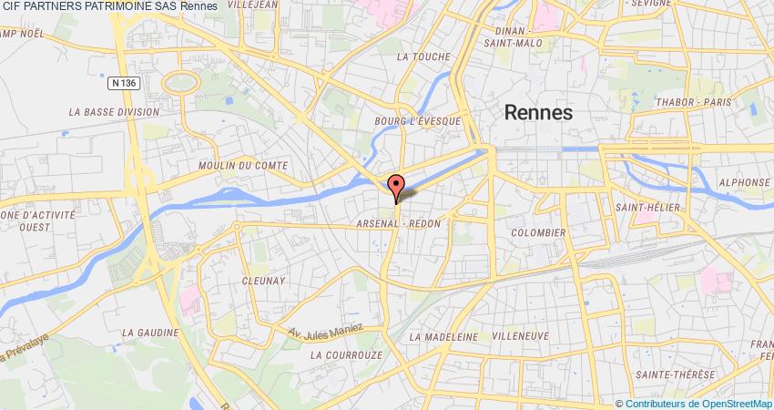 plan PARTNERS PATRIMOINE SAS CIF Rennes