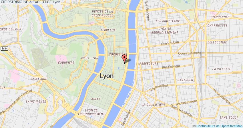 plan PATRIMOINE & EXPERTISE CIF Lyon