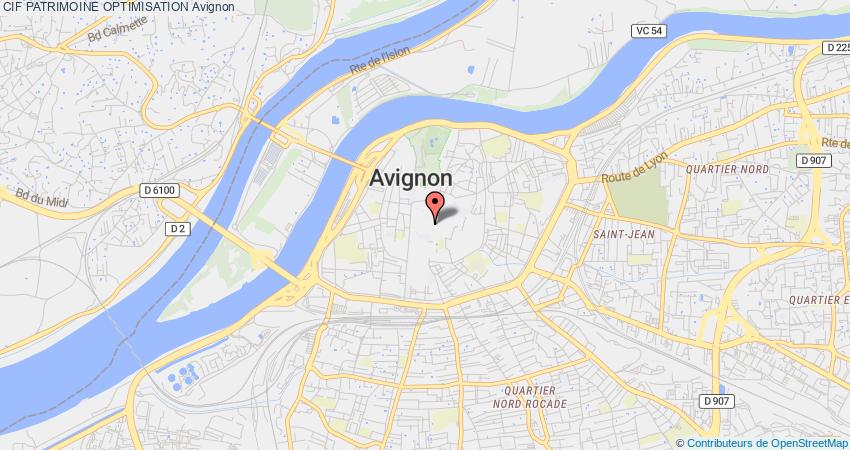 plan PATRIMOINE OPTIMISATION CIF Avignon